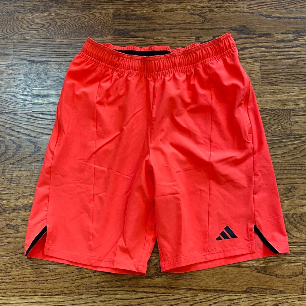 NWT Adidas Men's Bright Red Athletic Shorts‎ - Small